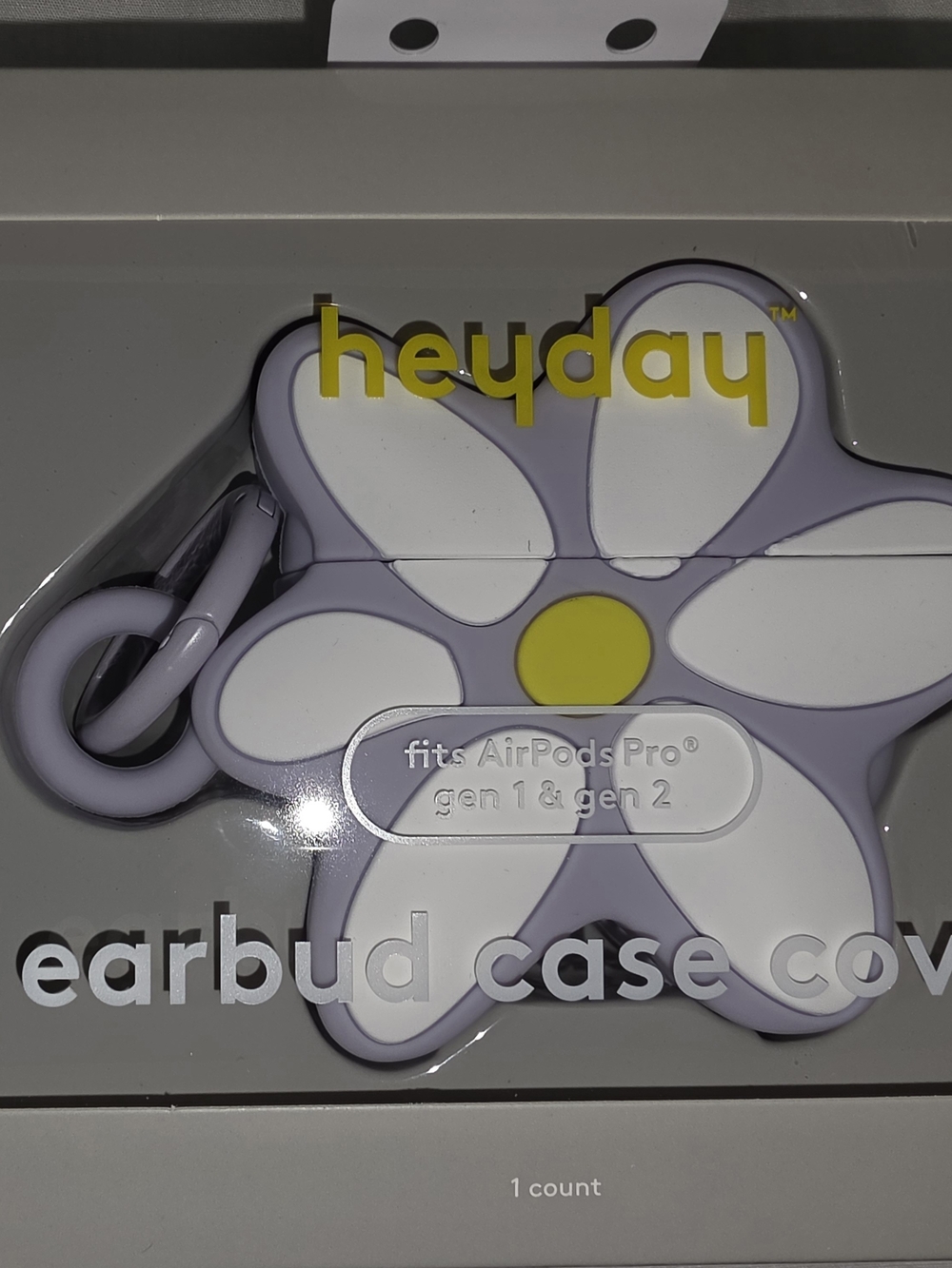 heyday Lavender & White Daisy AirPods Pro Case For AirPods Pro gen 1 & gen 2.